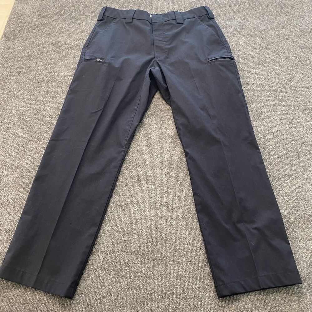 First Tactical Ripstop Zip Cargo Pants Mens 34x30 Workwear Military Dark Blue